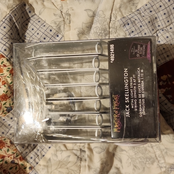 Disney Nightmare Before Christnas Jack Skellington Metal String Lights - Picture 4 of 5